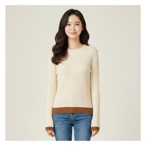 [조이너스][조이너스]골지 배색 니트-JF22SW1001415C