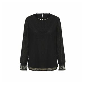 [조이너스][조이너스]레이스 진주 카라 블라우스-JF22BW1701412C