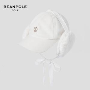 [빈폴골프] BJ298BA010 여성 아이보리 리본 이어머프 볼캡