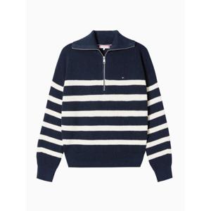 타미힐피거 W 하프집업 스웨터 BB T22E7KTO072WT1 0HB