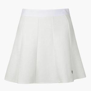 데상트골프스커트 JQS DP32WFSK89-IVYG 여성 플레어 핏 스커트 Ivory