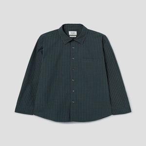 [갤럭시라이프스타일]2025F/W[인기상품]그린 깅엄 체크 셔츠GC5764M09M