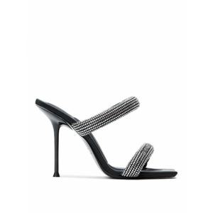 [ALEXANDER WANG] 라프리마 여성 샌들 크리스탈 Hotfix Julie 튜블러 30325S011012C 블랙 /8