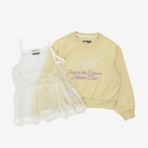 뉴발란스 키즈 스웻 레이어드 나시 세트 B1 NK9CF3811G 31 88