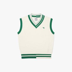 디아도라조끼 AQS D4322TKV23OWH 코지 니트 베스트 우먼 OFF WHITE