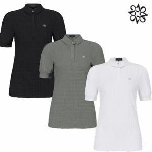 [세인트앤드류스]여성 링클 볼륨 슬리브 반팔 티셔츠 821C3TO052