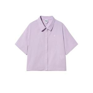 휠라 여성 시어서커 카라넥 반팔 셔켓 FS2JKH2151F-LVD