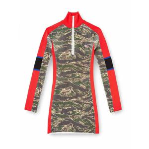 [DIESEL] 라프리마 여성 숏 MCamok 원피스 인 비스코스 mixed A188840NKCN51FA 그린 /8