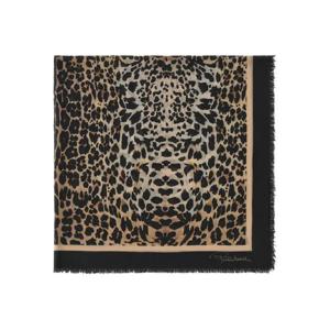 25 FW 로베르토 카발리 레오파드 프린트 스카프 SYI00B3NL55 TP442126691
