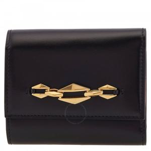 지미추 블랙 마린다 가죽 지갑 J000168900-BLACK/GOLD