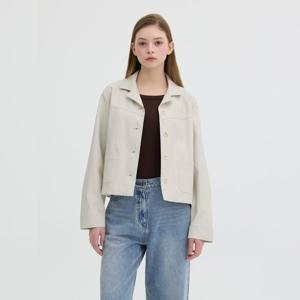 [올리브데올리브]페이크레더 크롭 자켓 OH5XJ181