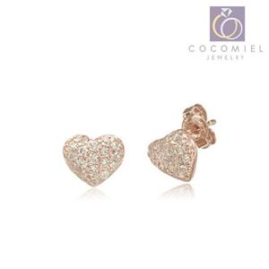 입체 하트 큐빅 S-26-E 실버귀걸이 은귀걸이 이어링 순은귀걸이 925실버귀걸이 은이어링 실버이어링 원석귀걸이 이어링귀걸이 925은귀걸이 은귀거리 은귀고리 하트귀걸이