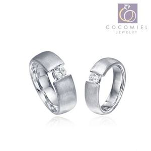 즈윈 CR-12 커플 우정 연인 약속 여자친구선물 쌍가락지 순은 실버 반지 925은반지 실버커플링 은커플링 순은커플링 커플링 커플반지 커플링반지 은반지 도금반지