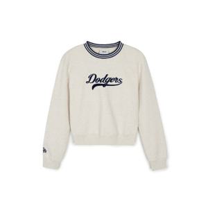 M MLB긴팔티 GQC 3FMTV0344-07OTS 여성 바시티 컬시브 크롭 맨투맨 LA다저스