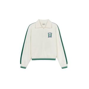 MLB 바시티 트랙 크롭 반집업 맨투맨 A5 3FMTV0644 50CRS