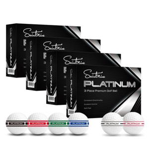 세인트나인 플래티넘 3피스 고반발 저압축 골프공 48구