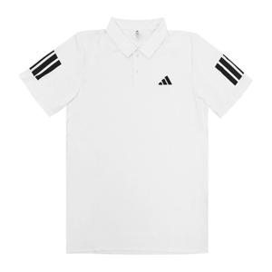 아디다스 클럽 3 스트라이프 폴로 셔츠 남성 반팔티 JE0412