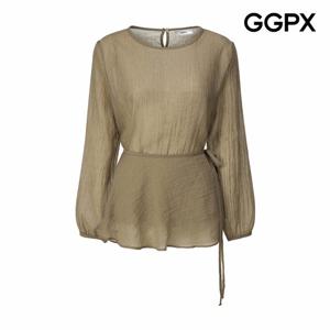 [GGPX] 랩 레이어드 블라우스 (GP8SH011F)