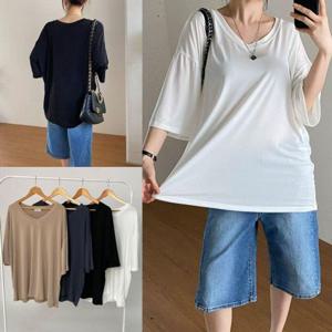 티셔츠 맨투맨 후드티 빅사이즈 바람잘통하는롱티셔츠 506U761S