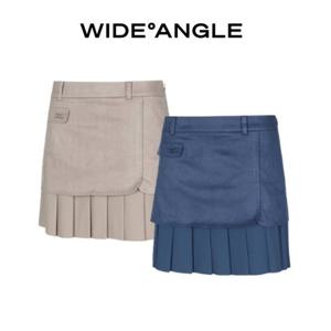 [와이드앵글]CO 스웨이드 랩 플리츠 큐롯 L  WWU24Q71