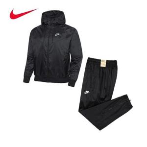 [나이키]나이키 윈드러너세트  블랙 국내AS DA0002-010SET