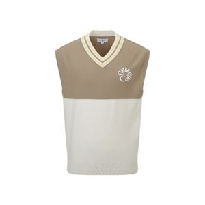 M 캘러웨이골프나시 PQC CMSO23F303_BE 남성 블럭형 V넥 베스트