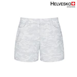 헬베스코 여성 스판 카모플라쥬 숏 골프반바지 HOMWPT442
