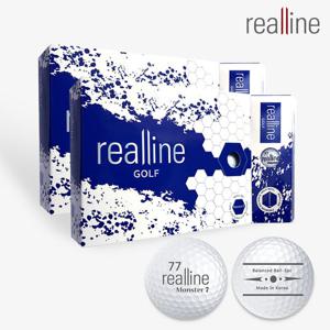 리얼라인 몬스터7 시그니처 트리플라인 3PC 밸런스 골프공 2더즌 24구