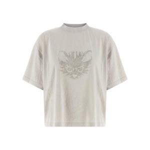 발렌시아가 반팔 티셔츠 850989TTVC49081 White