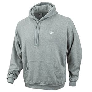 나이키 클럽 플리스 오버사이즈 프렌치 테리 풀오버 맨투맨 면 후드 L/S 회색 1817063