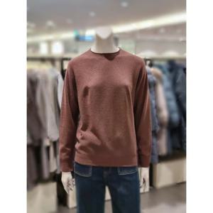 [트리아나]MARIO소고 울 케시미어 라운드기본 니트티셔츠AJ4TA10