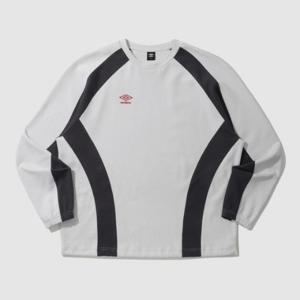 엄브로긴팔티 JQS UP321SFS92-WGR 액티브 볼드라인 맨투맨 LIGHT GREY