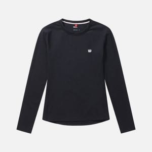 윌슨긴팔티 JQS W243002TTL91-BLK 여성 소프트 플렉스 긴팔 티셔츠