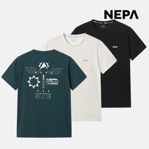 네파 남성 여성 그래픽 반팔 라운드 티셔츠 아웃도어 이너티 7LE5329