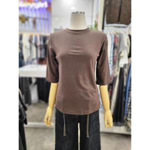 밸리걸 세이브존01 베이직 무지 5부소매 티셔츠 609960