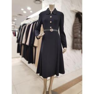 미니멈 세이브존01 카라넥 버튼 플레어 원피스 MXDAWO0150