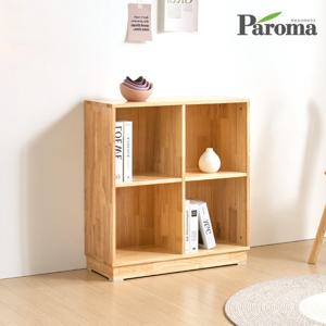 파로마 소네트 2단 수납 원목 거실 책장 700