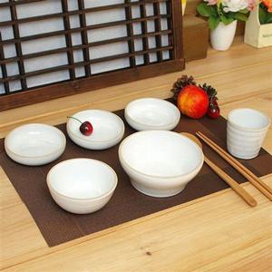소야 도자기 아름 화이트 1인그릇 세트A 6P 도자기그릇 여주도자기 그릇세트