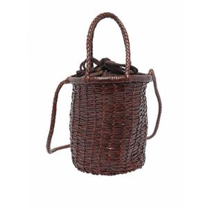 [DRAGON DIFFUSION] 라프리마 여성 크로스 바디 가방 Brown 미니 Lina 버킷 백 8704BRUCIATO /8