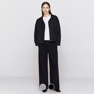 [지오다노/본사] 415922 여 언브러시드 테리 원턱 루즈핏 팬츠