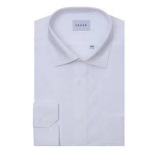 [예작(셔츠)]모달폴리 스판 일반핏 긴소매셔츠 YJEFBR105-WH