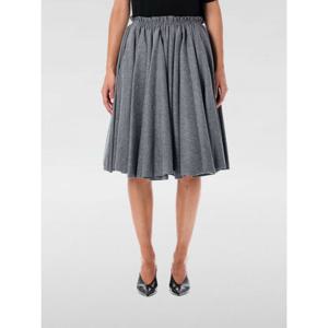 [AMI] 라프리마 여성 스커트 FSK444WV0058 050 Grey /6