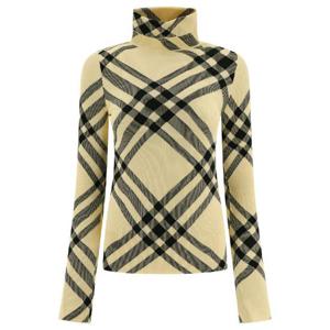 BURBERRY 8080965 Check  Turtleneck sweater