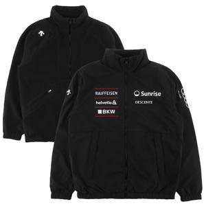 데상트 스위스 스키 리버서블 플리스 자켓 SP323SJK92BLK