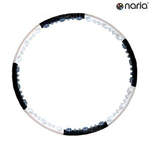 나리아 훌라후프 웨이스트 뷰티라인 참숯 2.2kg 헬스용품 후프 훌라후프 홈트 홈트레이닝