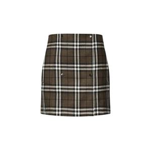 버버리 숏 스커트 8110911 C3078 SHRUB YEW IP CHECK