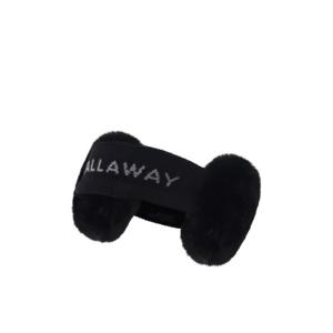 캘러웨이골프귀마개 LQS CWAA24W814_BK 여성 니트 퍼 이어워머