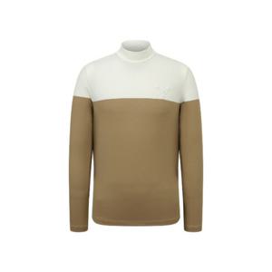 캘러웨이골프긴팔 LQS CMTH23F303_BE 남성 블럭형 터틀티셔츠