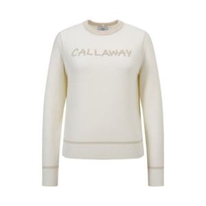 캘러웨이골프긴팔티 LQS CWSO23F402_IV 여성 후드탈착 니트풀오버