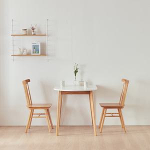 이노센트 엔젤라 800 반원 2인용 식탁세트(의자2) i103768